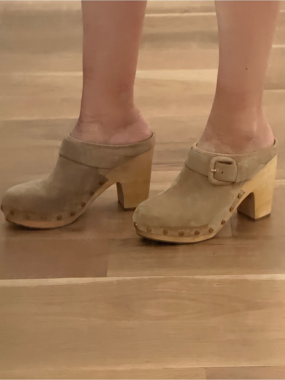 Veronica Beard Suede Clogs - Picture 9 of 9